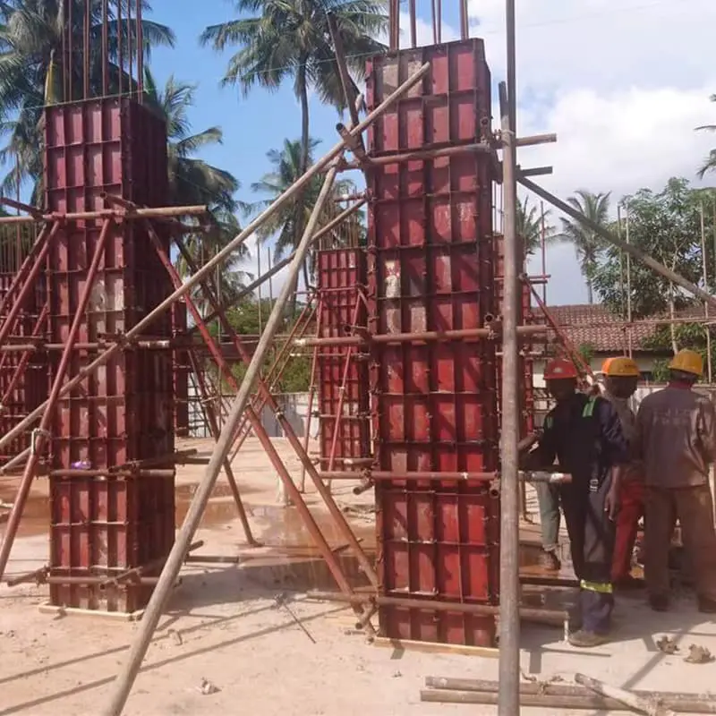 Formwork sa dingding