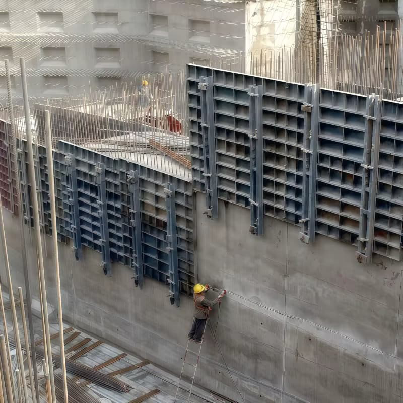 Formwork sa dingding
