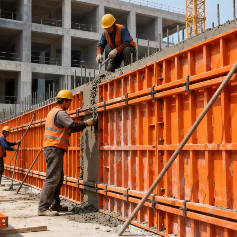 Formwork sa dingding
